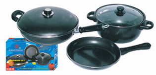 七件套不粘鍋高清圖片賞析——走進永康同泰金屬制品廠的專業(yè)制造